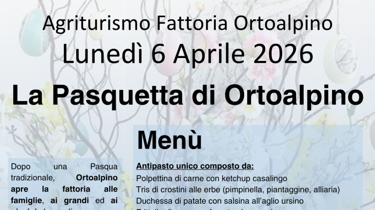 La Pasquetta di Ortoalpino – 6 aprile 2026