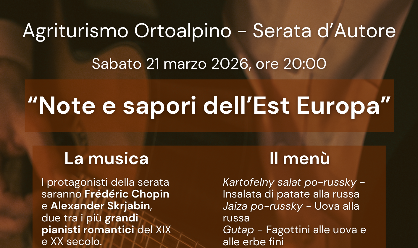 Note e sapori dell’Est Europa – 21 marzo 2026