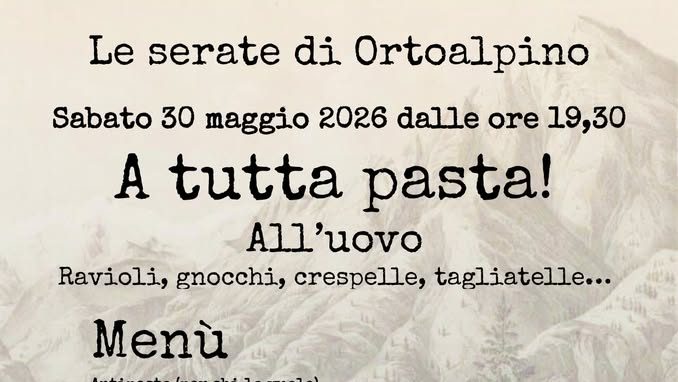 A tutta pasta! – sabato 23 maggio