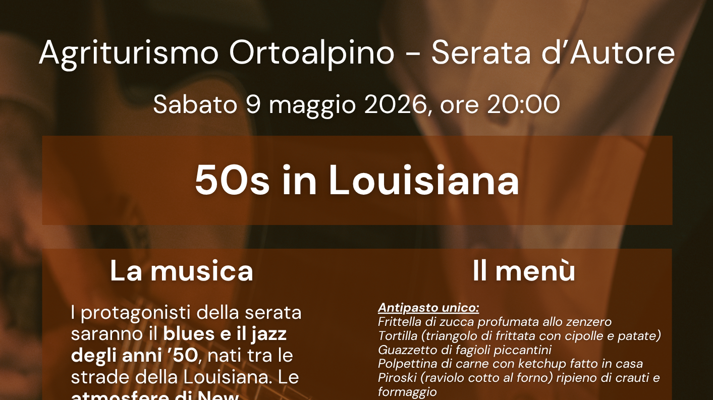50s in Louisiana – sabato 9 maggio 2026